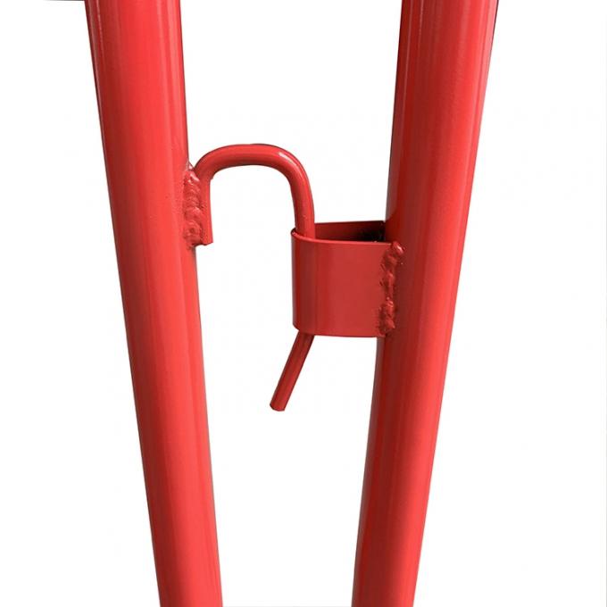 Sân bay triển lãm thép rào chắn hàng rào 40 inch cao 4