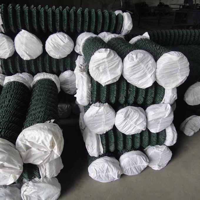 Dây thép cacbon thấp 4ft 5ft 6ft 8ft 10ft Hàng rào lưới cuộn Dây lưới mắt xích cuộn 50ft Thép mạ kẽm 6