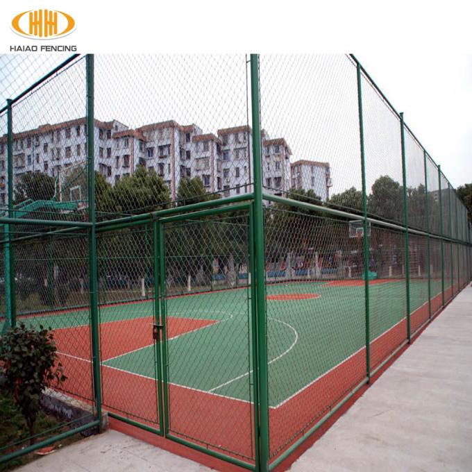 Hot Dip Galvanized Low Carbon Steel Wire Chain Link Fence cho nông trại 16