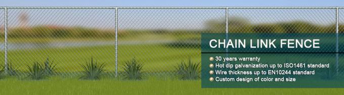 Round Top Rail 9 Gauge Hot Dip Galvanized Chain Link Cửa hàng cho nhu cầu nông nghiệp hạng nặng 0