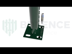 Cách lắp tấm hàng rào 3D trụ đào