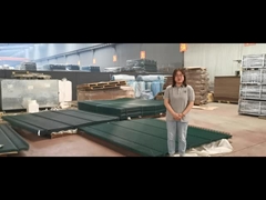 Hàng rào chống leo sơn tĩnh điện màu xanh lá cây rất trơn tru