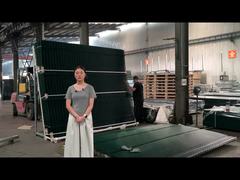 Square Post Flat Bar Anti Climb Mesh hàng rào đóng gói