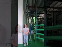 Cột hàng rào thép ống kiểu dáng đẹp, sơn tĩnh điện