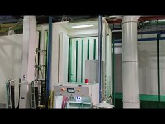 Cột xanh 60*60*1.5mm quy trình sơn tĩnh điện