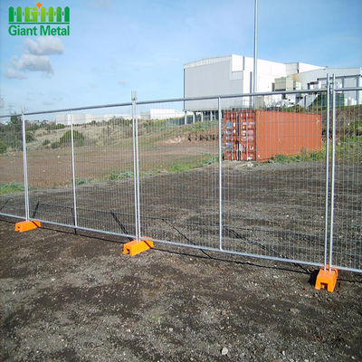 Hot Dipped Galvanized American Temp Construction Fence 7 Ft Height
