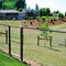 3.0mm Black 60x60mm Green Vinyl Coated Chain Link Fence 10ft For Playgroud