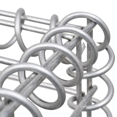 1*1*1m Hệ thống hàng rào Gabion PVC ốp điện