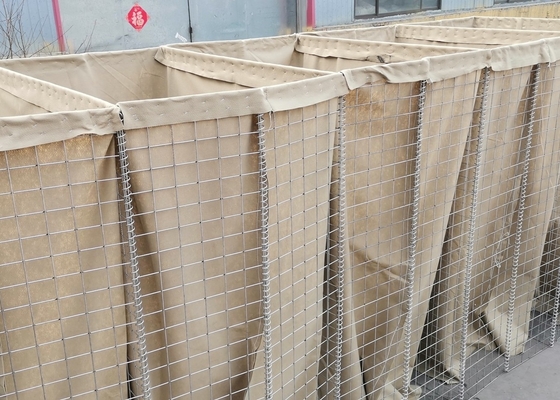 Chiều cao 1230mm Hàng rào tường rào Hesco Tường rào Sản phẩm lưới hàn