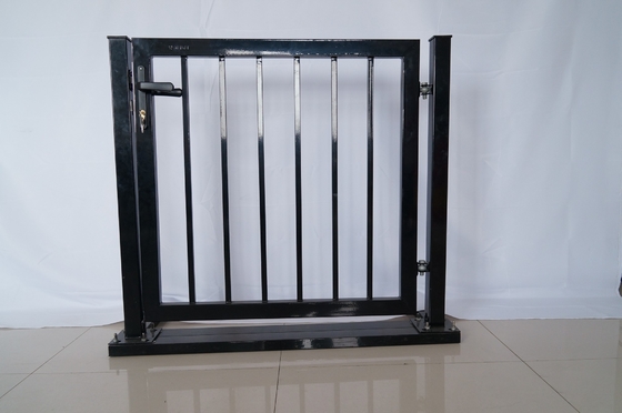 Galvanized bột phủ thép cửa hàng rào vườn ống cửa hai cửa chống nước mô hình 3D cho nhà ở