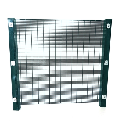 An ninh cao Clear View Clearvu hàng rào 358 Anti Climb hàng rào cho thị trường Úc Clamp Bar 40 x 5mm M8 Cup Square