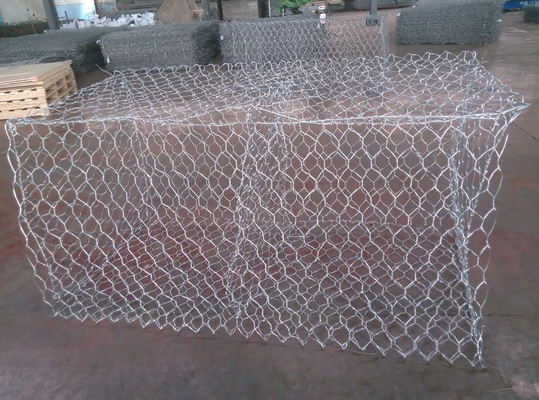 Tray + hệ thống hàng rào Gabion phim nhựa Galvanized Basket Stone Cages
