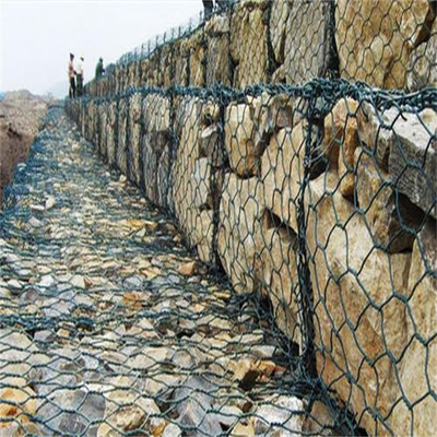 Sợi sắt lưới Gabion Garden Supporting Wall 2*1*1m 200x100x50mm