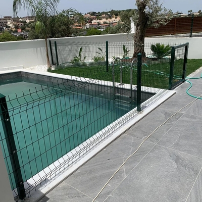 Trung Quốc màu sắc 3D nhà trang trí đen cong hàn lưới sợi vườn hàng rào an ninh mạ PVC phủ lưới hàng rào cl