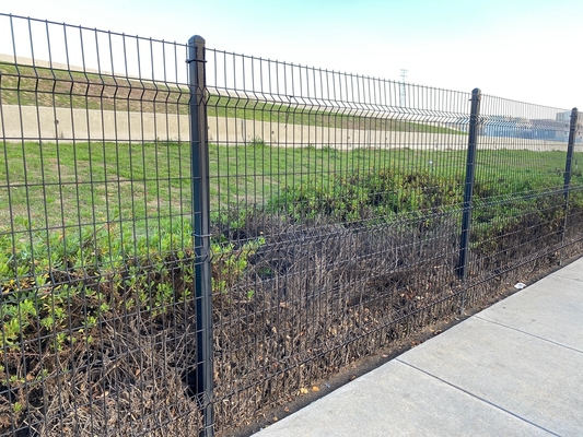 PVC phủ 3D hàng rào dây chuyền hàn hàng rào lưới cho an ninh và làm vườn