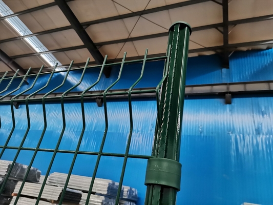 V V phủ vỏ vườn PVC cong 3D cong hàn lưới sợi hàng rào ngoài trời kim loại 3D hàng rào bảng với hình đào bài