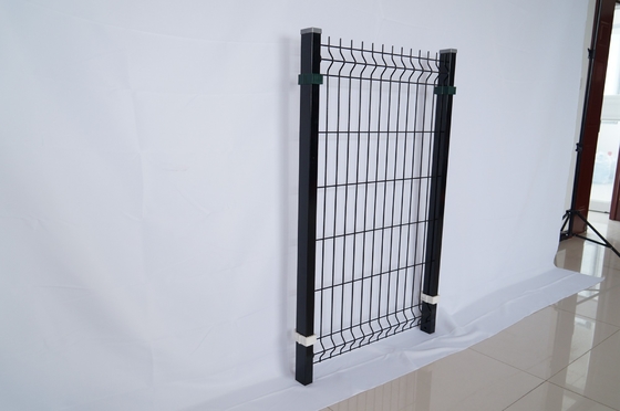 V V phủ vỏ vườn PVC cong 3D cong hàn lưới sợi hàng rào ngoài trời kim loại 3D hàng rào bảng với hình đào bài