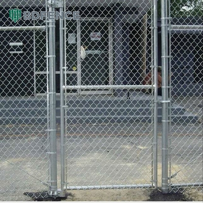 Hot Dip Galvanized 6ft cao PVC phủ sợi rào vinyl 30m chiều dài Sport sợi rào kim cương lỗ chuỗi liên kết dây sắt lưới