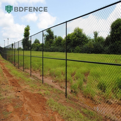 76mm Post Rail Chain Link Rào chắn lựa chọn hoàn hảo cho các sân thể thao và sân sau