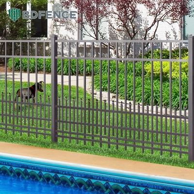 An ninh cao kẽm kim loại Palisade hàng rào ống cho dễ dàng lắp ráp và bền vững
