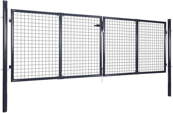 Cửa trượt thép nhà và vườn với khung ống ống ống