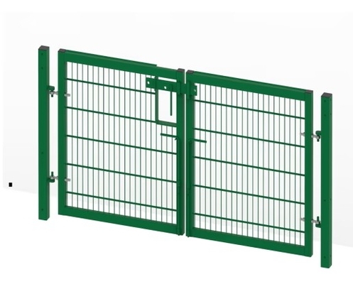 Cửa trượt thép nhà và vườn với khung ống ống ống