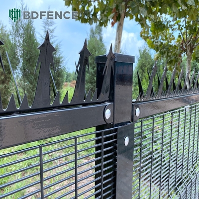358 lưới sợi Clearview kim loại thép ngoài trời Clear An ninh hàng rào tấm Clear View