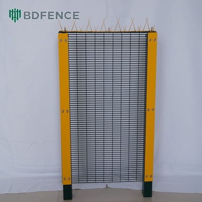 358 Phòng chống leo lên PVC phủ hàng rào biên giới tường Grill thiết kế nhìn rõ ràng