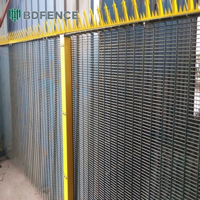 Đèn Clearvu An ninh cao 358 chống leo hàng rào nhựa bọc kim loại nhà tù lưới Clear Vu View hàng rào Không leo