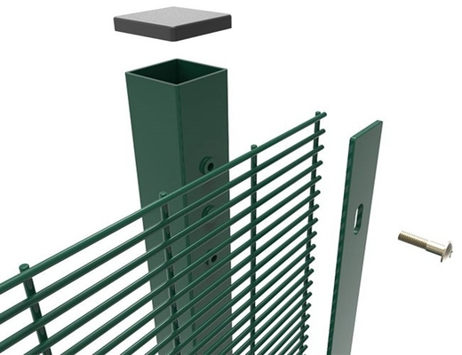 Galvanized hàn bột phủ sợi lưới bên ngoài hàng rào an ninh 358 chống leo hàng rào bảng điều khiển
