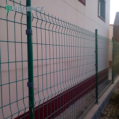 PVC ốp 3d hàn lưới sợi hàng rào bảng V cong cong vườn cong