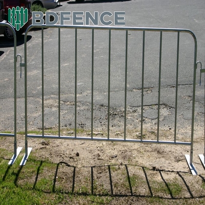 Nắm nóng nhựa galvanized kim loại hàng rào kiểm soát đám đông an ninh di động