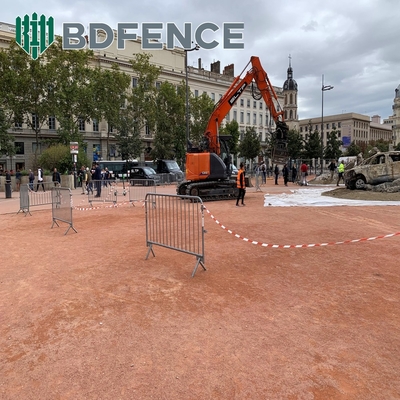 Bột phủ 3D mô hình đám đông hàng rào hàng rào 1.8m chiều cao