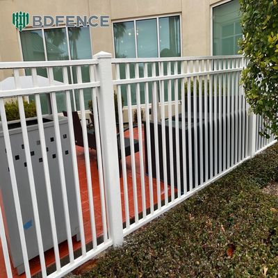 Tùy chỉnh hiện đại nhôm ống thép guardrails-Môi trường thân thiện chống nước chống trộm an ninh hàng rào bột phủ