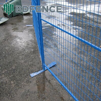Thị trường Canada 6 X 10 Ft Xưởng xây dựng tấm hàng rào tạm thời nhựa