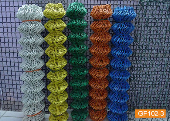 6 chân PVC tráng hàng rào liên kết chuỗi hạng nặng