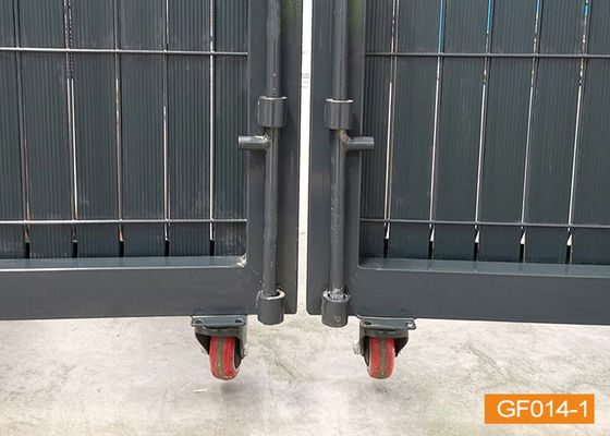 Lắp đặt dễ dàng Cổng hàng rào sân vườn bằng kim loại PVC 2 * 4m