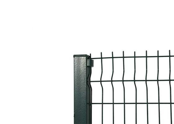 3d V Mesh hàng rào PVC màu xanh lá cây / đen / màu xám Metal hàng rào Wire Mesh an ninh
