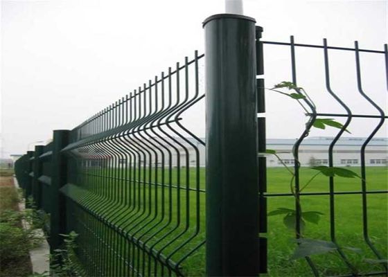 Sản phẩm có tính bền vững PVC phủ 3d cong hàn lưới sợi hàng rào Panel hàng rào rào rào chắn