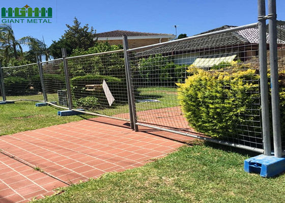 Tiêu chuẩn Úc 2.1 * 2.4m Khung hàng rào tạm thời