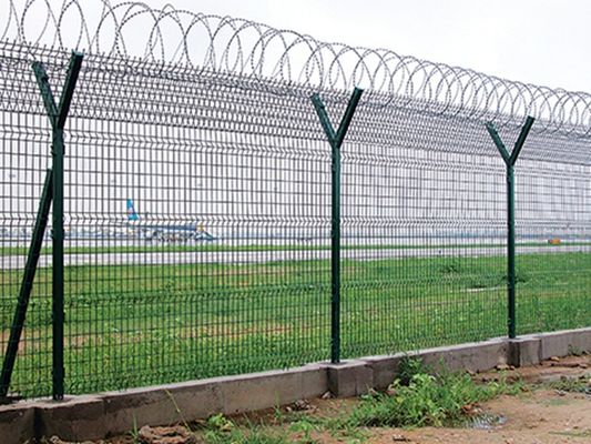 Chiều cao 2400mm Vòng hàng rào an ninh sân bay