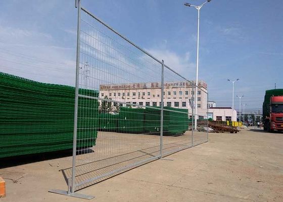 Hot Dip Galvanized Canada Square Tube Xây dựng Cửa tạm thời di động