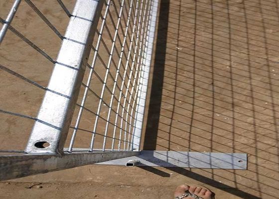 Hot Dip Galvanized Canada Square Tube Xây dựng Cửa tạm thời di động