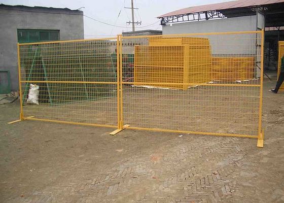 Mua bán nóng 6x10 Sự kiện xây dựng Canada Bảng hàng rào tạm thời với màu cam