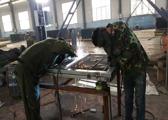 Khu vườn trang trí thấp 3D thép sợi thép đệm phủ nhựa trong Sliver