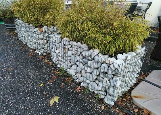 Hệ thống hàng rào rọ đá 2 * 1 * 1m mạ kẽm cho sân vườn
