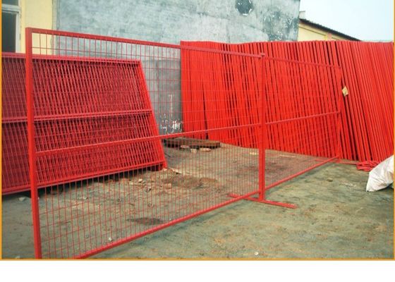 Tiêu chuẩn thị trường Mỹ 6 x 12 ft Đĩa hàng rào dây chuyền tạm thời cho công trình xây dựng