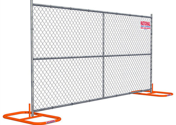 Tấm hàng rào liên kết chuỗi di động của Mỹ được phủ PVC