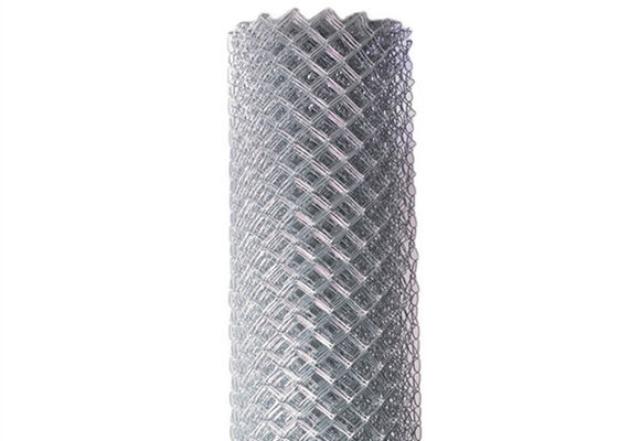 Lớp phủ kẽm 8Ft Hàng rào liên kết chuỗi kim cương cho các công trình xây dựng