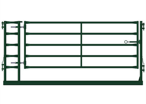 Cổng hàng rào trang trại ống tròn sơn tĩnh điện ISO9001